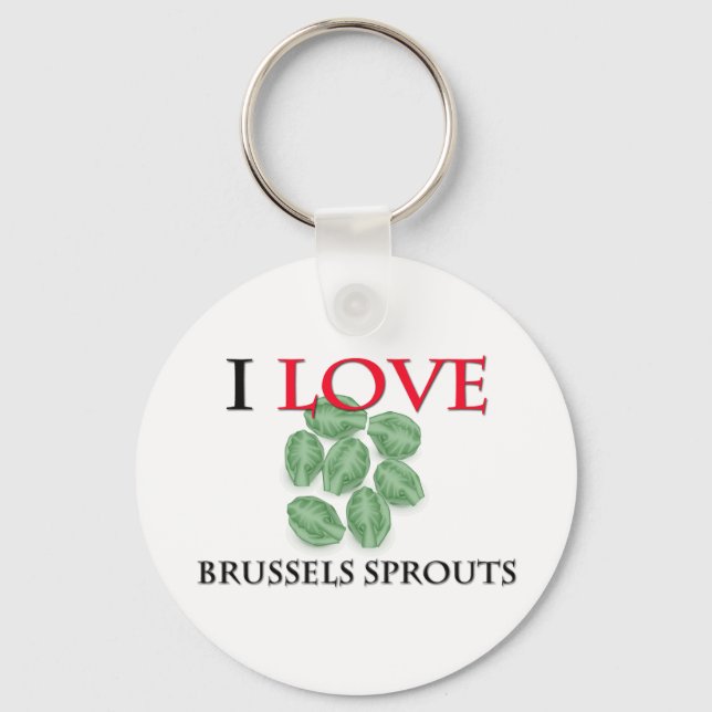 Porte-clés I Love Brussels Sprouts (Recto)