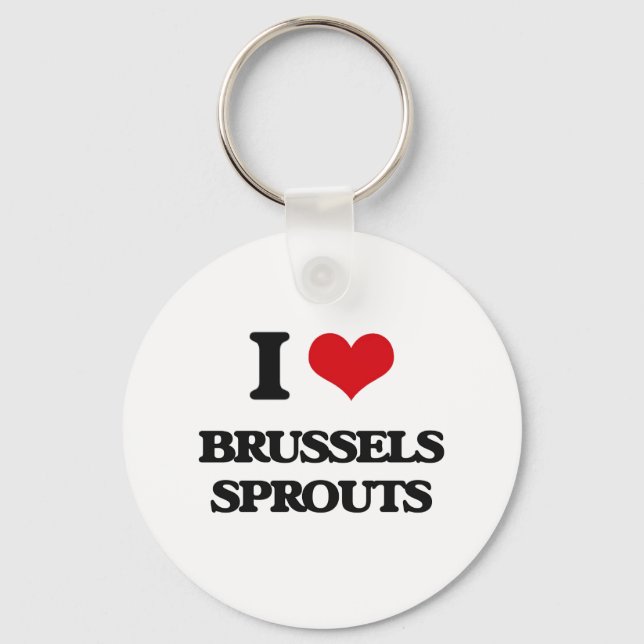 Porte-clés I Love Brussels Sprouts (Recto)
