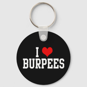 Porte-clés I Love Burpees, Fitness