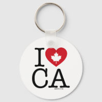 I Love CA | I Love Canada Custom Porte - clé