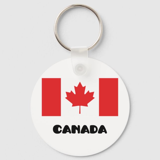 Porte-clés I Love Canada (Recto)