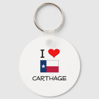Porte-clés I Love Carthage Texas