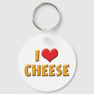 Porte-clés I Love Cheese Keychain