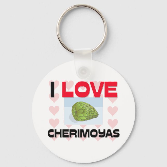 Porte-clés I Love Cherimoyas (Recto)