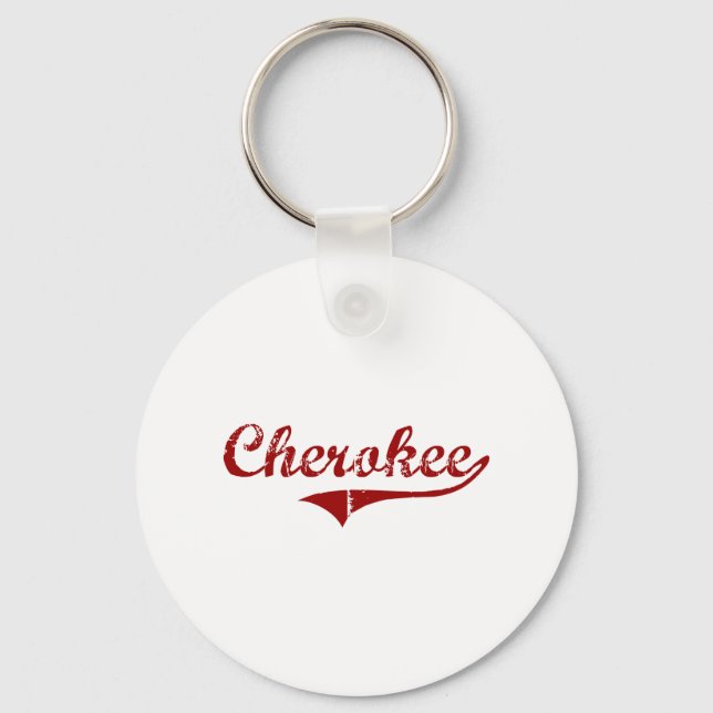 Porte-clés I Love Cherokee Oklahoma (Recto)