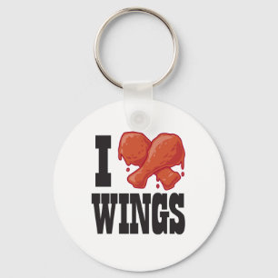 Porte-clés I Love Chicken Wings