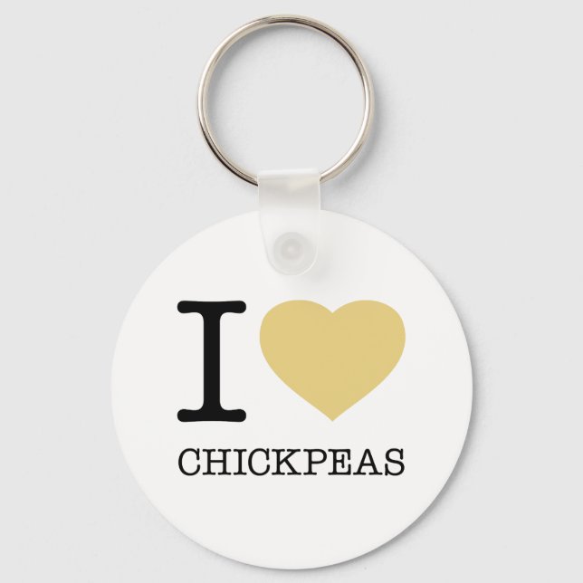 PORTE-CLÉS I LOVE CHICKPEAS (Recto)