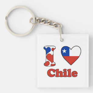Porte-clés I love Chile