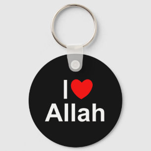 Porte-clés I Love (Coeur) Allah