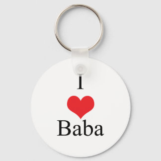 Porte-clés I Love (Coeur) Baba