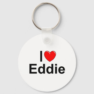 Porte-clés I Love (Coeur) Eddie