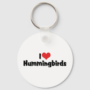 Porte-clés I Love Coeur Hummingbirds - Hummingbird Lover