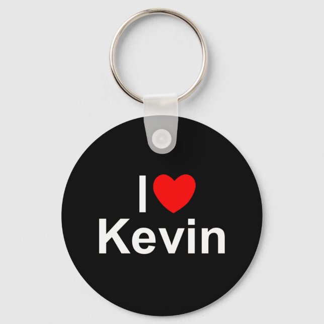 Porte-clés I Love (Coeur) Kevin (Recto)