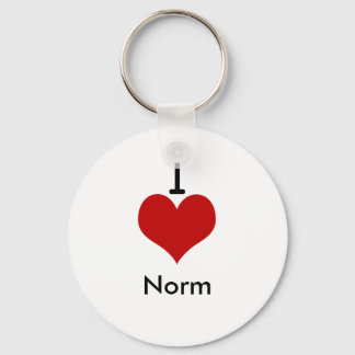 Porte-clés I Love (coeur) Norm