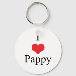 Porte-clés I Love (Coeur) Pappy