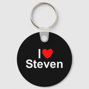 Porte-clés I Love (Coeur) Steven