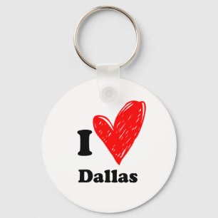 Porte-clés I love Dallas