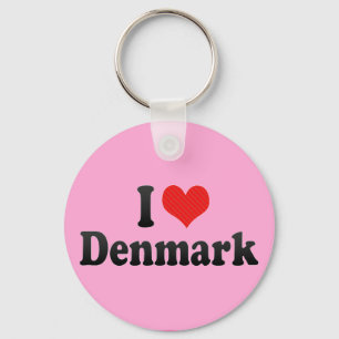 Porte-clés I Love Danemark