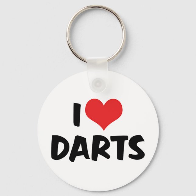 Porte-clés I Love Darts Porte - clé (Recto)