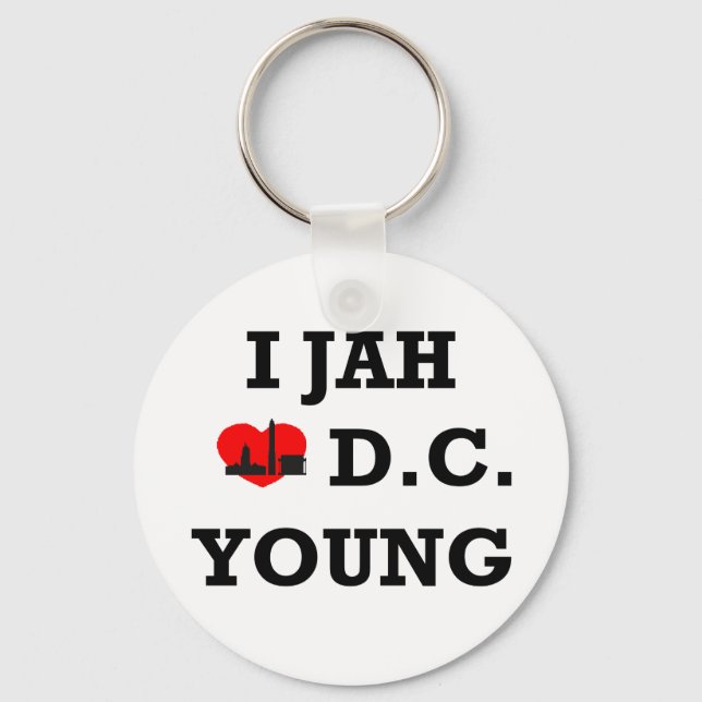 Porte-clés I Love DC (Recto)