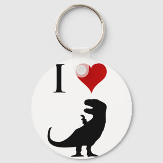 Porte-clés I Love Dinosaures - T-Rex