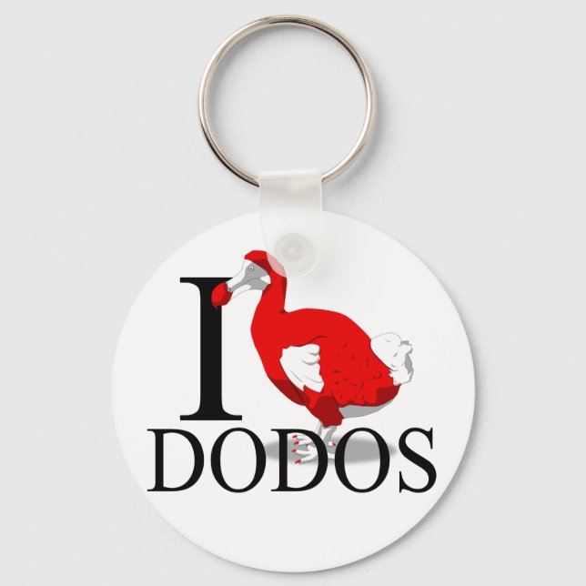 Porte-clés I Love Dodos Porte - clés (Recto)
