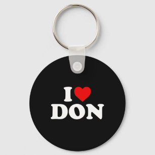 Porte-clés I Love Don - Coeur