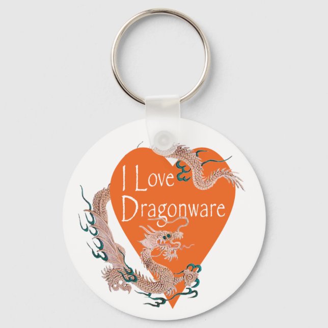 Porte-clés I Love Dragonware Porte - clé (Recto)