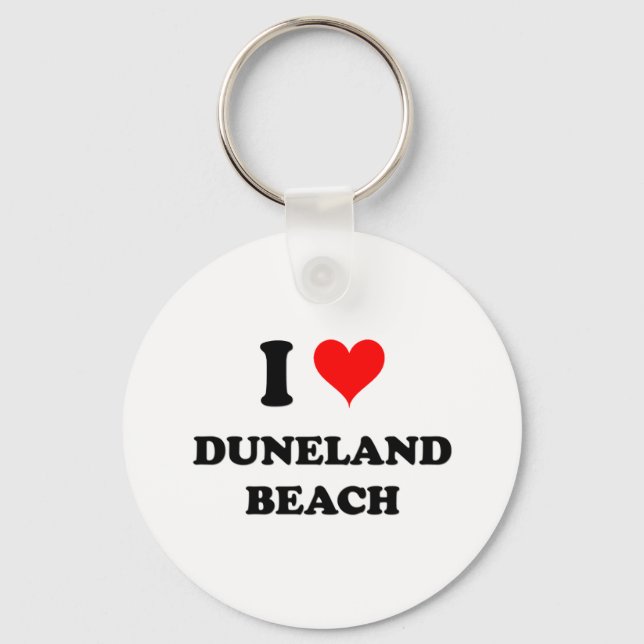 Porte-clés I Love Duneland Beach (Recto)