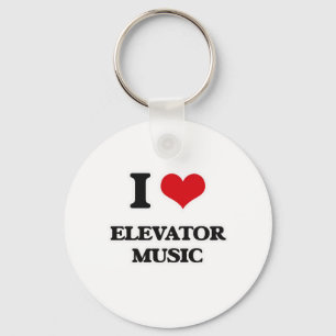 Porte-clés I Love Elevator Music