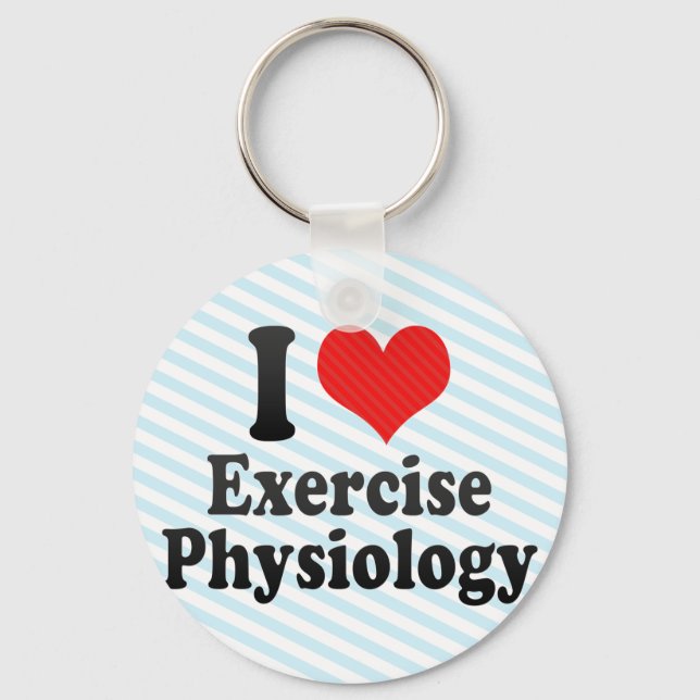 Porte-clés I Love Exercise Physiology (Recto)
