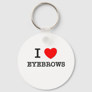 Porte-clés I love eyebrows