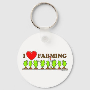 Porte-clés I Love Farming