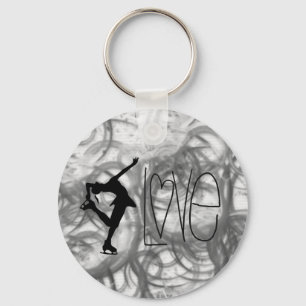 Porte-clés I Love Figure Skating Key Chains - ice swirls