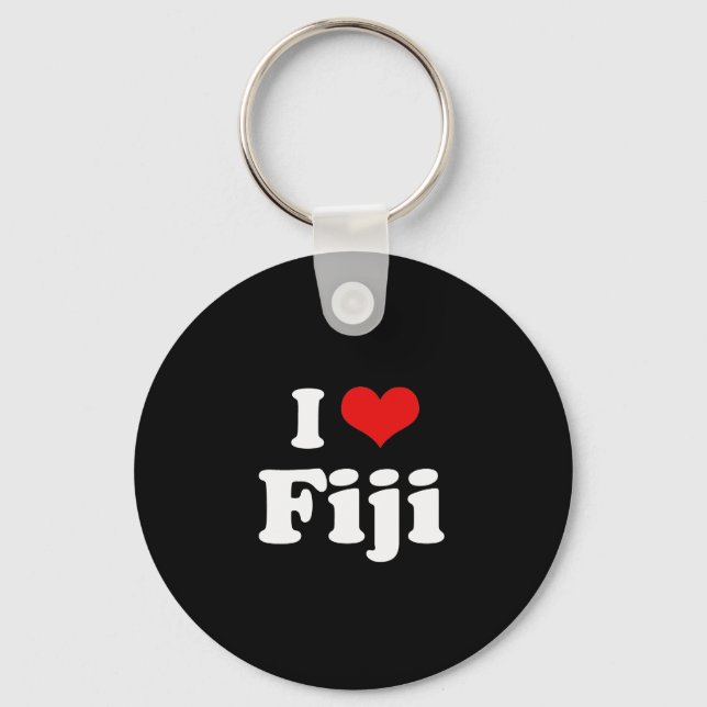 Porte-clés I Love Fiji Tshirt (Recto)