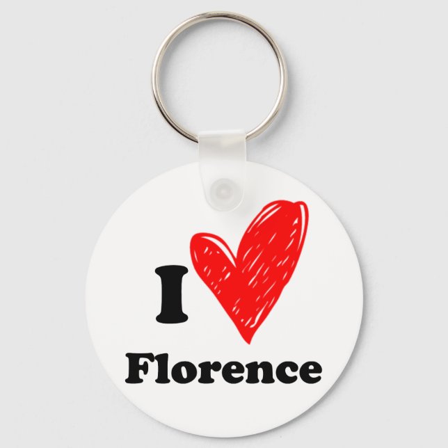 Porte-clés I Love Florence (Recto)