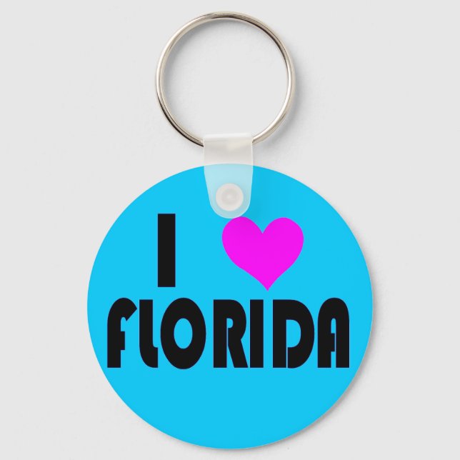 Porte-clés I Love Florida USA porte - clé (Recto)