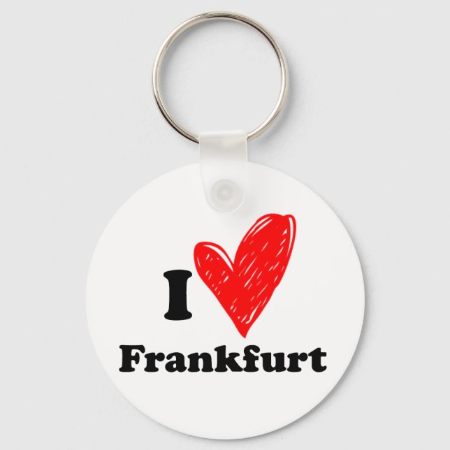 Porte-clés I love Frankfurt (Recto)