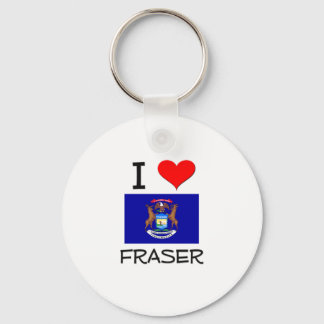 Porte-clés I Love Fraser Michigan