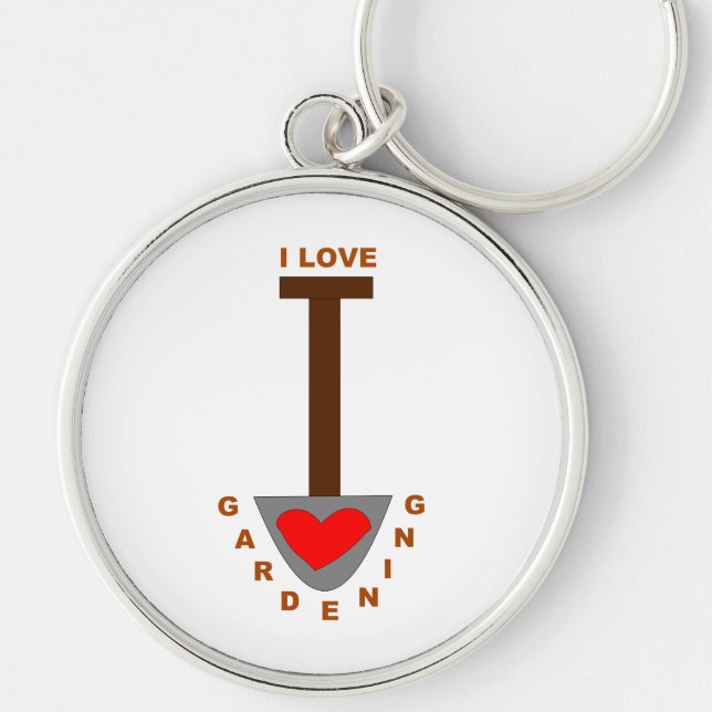 Porte-clés I Love Gardening Porte - clé (Devant)