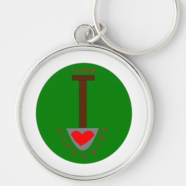 Porte-clés I Love Gardening Porte - clé (Devant)