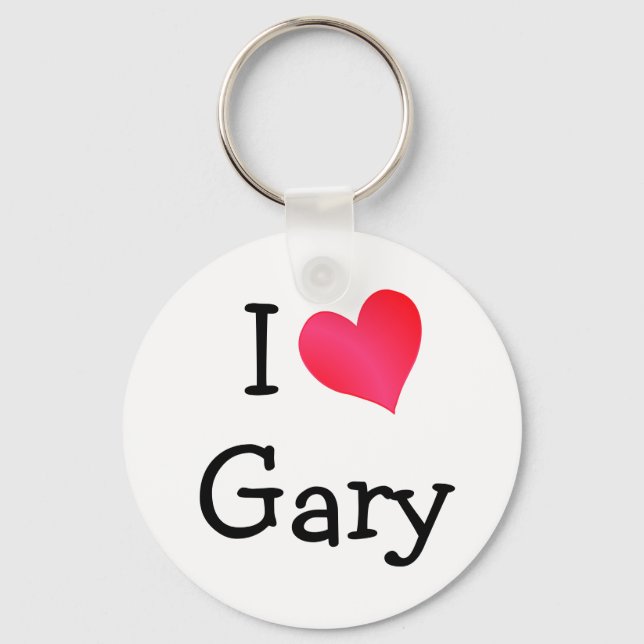 Porte-clés I Love Gary (Recto)