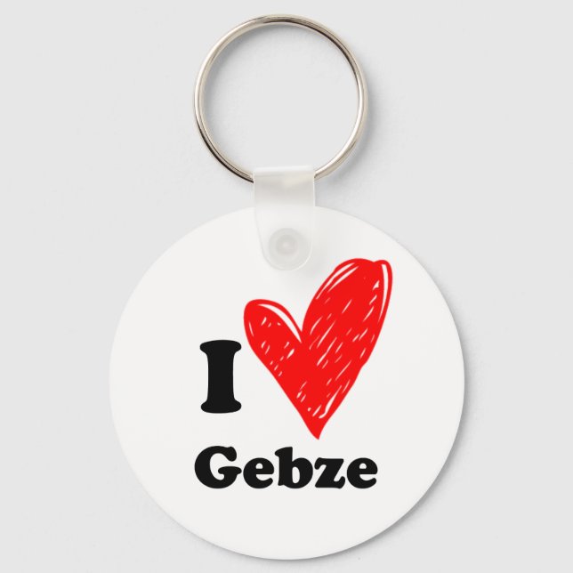 Porte-clés I Love Gebze (Recto)