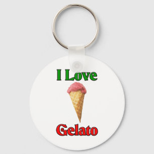 Porte-clés I Love Gelato (Crème Italienne Glace)