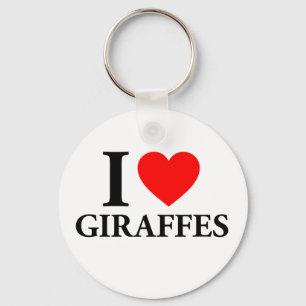 Porte-clés I Love Giraffes