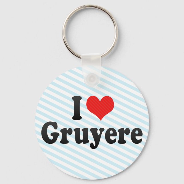 Porte-clés I Love Gruyere (Recto)