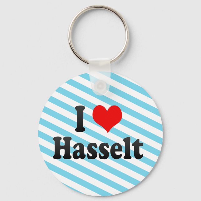 Porte-clés I Love Hasselt, Belgique (Recto)