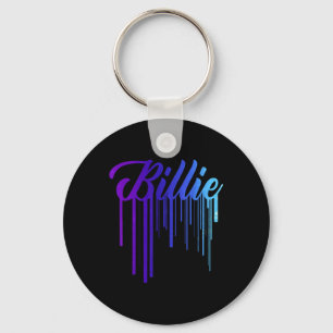 Porte-clés I Love Heart Billie Prénom Personnalisé Super
