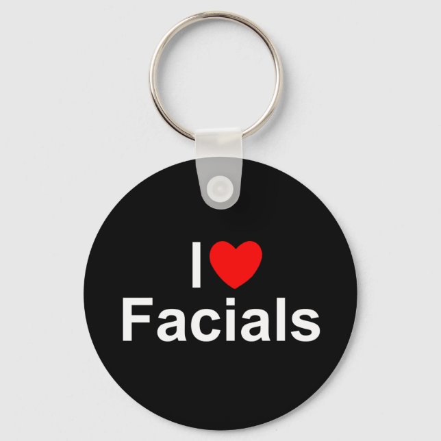 Porte-clés I Love (Heart) Facials (Recto)