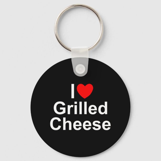 Porte-clés I Love (Heart) Grilled Cheese (Recto)